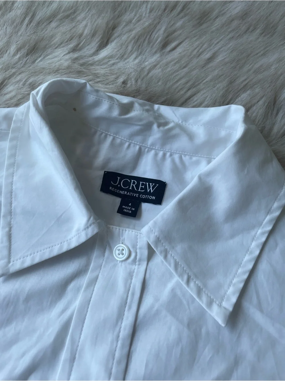 J.Crew Gamine Puff-Sleeve Shirt in Cotton Poplin